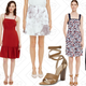 Sofye Tie-Front Tank, $35 | Miija Ruffle-Hem Dress, $119 | Pagille Floral Skirt, $53 | Valencina Sandal, $101 | Enisen Dress, $89 | Mika Jacket, $53